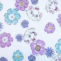 Pościel bawełniana 140x200 Marie Cat kot biała kolorowa poszewka 70x90 JF 02 Pościel bawełniana 140x200 Marie Cat kot biała kolorowa poszewka 70x90 JF 02