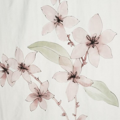 Pościel satynowa 160x200 Bianca biała miętowa pudrowa kwiaty Premium 25 Pościel satynowa 160x200 Bianca biała miętowa pudrowa kwiaty Premium 25