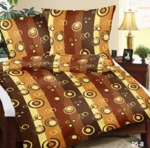 Pościel z kory 140x200 95/8 Księżyce brązowe kółka guziki 100% bawełna gruba Pościel z kory 140x200 95/8 Księżyce brązowe kółka guziki 100% bawełna gruba