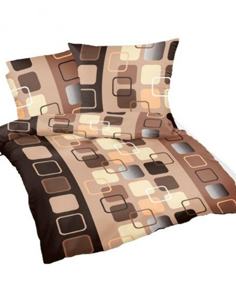 Pościel z kory 180x200 beżowa brązowa kwadraty R396-2 Kora 23 Pościel z kory 180x200 beżowa brązowa kwadraty R396-2 Kora 23