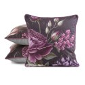 Poszewka dekoracyjna 45x45 Velvet 04 fioletowa zielona kwiaty welurowa Eurofirany Poszewka dekoracyjna 45x45 Velvet 04 fioletowa zielona kwiaty welurowa Eurofirany