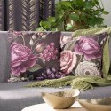 Poszewka dekoracyjna 45x45 Velvet 04 fioletowa zielona kwiaty welurowa Eurofirany Poszewka dekoracyjna 45x45 Velvet 04 fioletowa zielona kwiaty welurowa Eurofirany