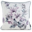Poszewka dekoracyjna 45x45 Velvet 05 kremowa fioletowa kwiaty welurowa Eurofirany Poszewka dekoracyjna 45x45 Velvet 05 kremowa fioletowa kwiaty welurowa Eurofirany