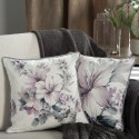 Poszewka dekoracyjna 45x45 Velvet 05 kremowa fioletowa kwiaty welurowa Eurofirany Poszewka dekoracyjna 45x45 Velvet 05 kremowa fioletowa kwiaty welurowa Eurofirany