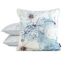 Poszewka dekoracyjna 45x45 Velvet 126 niebieska beżowa ze wzorem kwiatowym welurowa Eurofirany Poszewka dekoracyjna 45x45 Velvet 126 niebieska beżowa ze wzorem kwiatowym welurowa Eurofirany