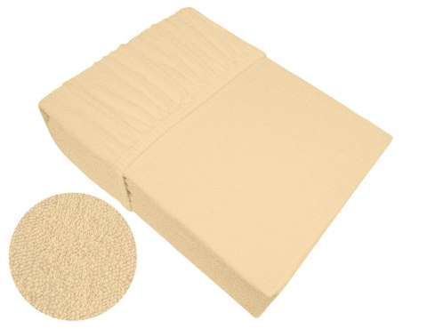 Prześcieradło frotte 100x200 cappuccino z gumką Bielbaw Prześcieradło frotte 100x200 cappuccino z gumką Bielbaw