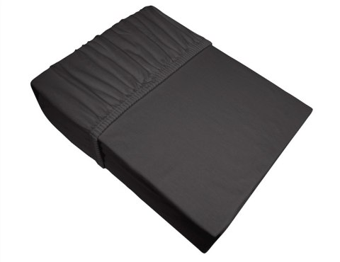 Prześcieradło jersey 120x200 popielate ciemne z gumką Bielbaw Prześcieradło jersey 120x200 popielate ciemne z gumką Bielbaw