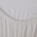 Prześcieradło jersey 3 z gumką 90x200 kremowe na wysoki materac 25 cm 140 g/m2 Eurofirany Prześcieradło jersey 3 z gumką 90x200 kremowe na wysoki materac 25 cm 140 g/m2 Eurofirany