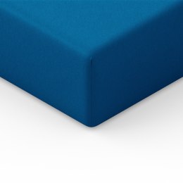 Prześcieradło jersey z gumką 140x200 chabrowe 29 J24