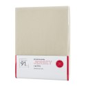 Prześcieradło jersey z gumką 160x200 beżowe na wysoki materac 30 cm 125 g/m2 Prześcieradło jersey z gumką 160x200 beżowe na wysoki materac 30 cm 125 g/m2