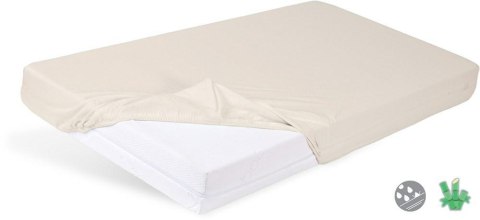 Prześcieradło nieprzemakalne 160x200 15 beżowe z gumką Bamboo bambusowe podkład Prześcieradło nieprzemakalne 160x200 15 beżowe z gumką Bamboo bambusowe podkład