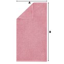 Ręcznik Bari 70x140 pudrowy frotte 500 g/m2 Ręcznik Bari 70x140 pudrowy frotte 500 g/m2