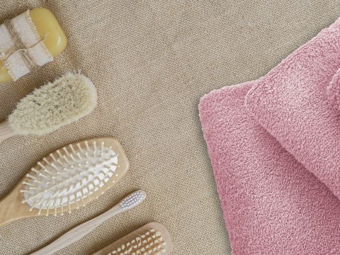 Ręcznik Bari 70x140 pudrowy frotte 500 g/m2 Ręcznik Bari 70x140 pudrowy frotte 500 g/m2