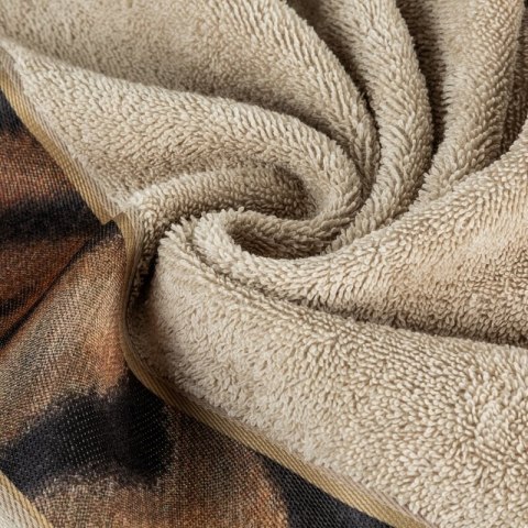 Ręcznik Eva 23 50x90 beżowy frotte bawełniany 500 g/m2 Eva Minge Eurofirany Ręcznik Eva 23 50x90 beżowy frotte bawełniany 500 g/m2 Eva Minge Eurofirany
