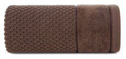 Ręcznik Frida 70x140 brązowy ciemny frotte 500g/m2 Eurofirany