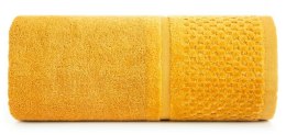 Ręcznik Ibiza 50x90 musztardowy 550g/m2 frotte Eurofirany