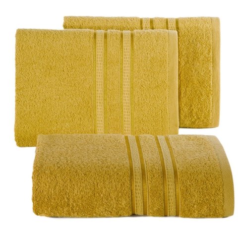 Ręcznik Mila 70x140 musztardowy bambusowy frotta 500g/m2 Eurofirany Ręcznik Mila 70x140 musztardowy bambusowy frotta 500g/m2 Eurofirany
