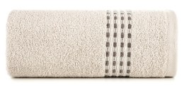 Ręcznik Riva 70x140 beżowy 500 g/m2 frotte Eurofirany