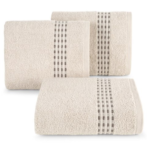 Ręcznik Riva 70x140 beżowy 500 g/m2 frotte Eurofirany Ręcznik Riva 70x140 beżowy 500 g/m2 frotte Eurofirany