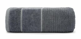 Ręcznik Teo 100x150 szary 470 g/m2 frotte