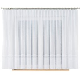 ZOJA Firanka żakardowa gotowa, szerokość 400 x wysokość 160cm, kolor 001 biały 000303/FBP/001/400160/1