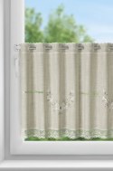 Zazdrostka 60x150 Veronica naturalna z tkaniny z dodatkiem lnu zdobiona haftem gotowa na tunelu Eurofirany Zazdrostka 60x150 Veronica naturalna z tkaniny z dodatkiem lnu zdobiona haftem gotowa na tunelu Eurofirany