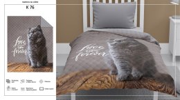 Narzuta młodzieżowa 170x210 kot K 76 Bedspread 05