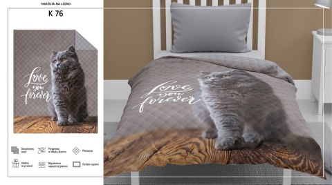 Narzuta młodzieżowa 170x210 kot K 76 Bedspread 05 Narzuta młodzieżowa 170x210 kot K 76 Bedspread 05