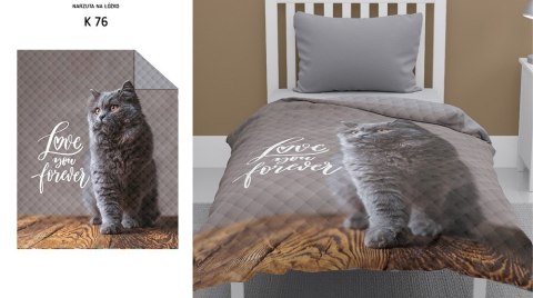 Narzuta młodzieżowa 170x210 kot K 76 Bedspread 05 Narzuta młodzieżowa 170x210 kot K 76 Bedspread 05