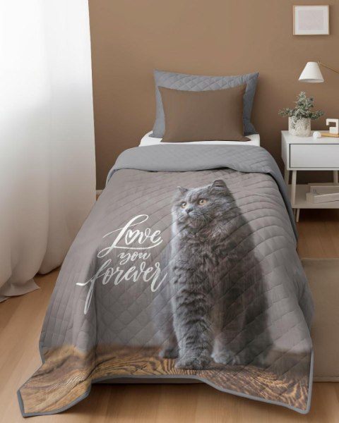 Narzuta młodzieżowa 170x210 kot K 76 Bedspread 05 Narzuta młodzieżowa 170x210 kot K 76 Bedspread 05