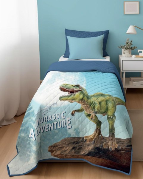 Narzuta młodzieżowa Holland 170x210 K 95 dino dwustronna dekoracyjna na łóżko pikowana 13 Narzuta młodzieżowa Holland 170x210 K 95 dino dwustronna dekoracyjna na łóżko pikowana 13