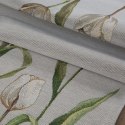 Obrus bieżnik 45x140 gobelinowy popielaty kwiaty Eurofirany Obrus bieżnik 45x140 gobelinowy popielaty kwiaty Eurofirany