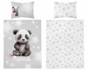 Pościel bawełniana 100x135 4998 B Mała Panda szara biała różowa poszewka 40x60 Mayamoo 22 Pościel bawełniana 100x135 4998 B Mała Panda szara biała różowa poszewka 40x60 Mayamoo 22