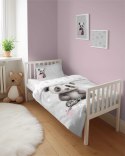 Pościel bawełniana 100x135 4998 B Mała Panda szara biała różowa poszewka 40x60 Mayamoo 22 Pościel bawełniana 100x135 4998 B Mała Panda szara biała różowa poszewka 40x60 Mayamoo 22