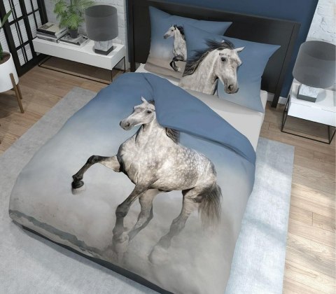 Pościel bawełniana 160x200 koń 3734 A 2 poszewki 70x80 Holland Natura 69 Pościel bawełniana 160x200 koń 3734 A 2 poszewki 70x80 Holland Natura 69