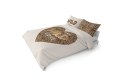 Pościel bawełniana 220x200 Wild love pantera beżowa 4097 A 2 poszewki 70x80 Holland 129 Pościel bawełniana 220x200 Wild love pantera beżowa 4097 A 2 poszewki 70x80 Holland 129