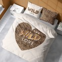Pościel bawełniana 220x200 Wild love pantera beżowa 4097 A 2 poszewki 70x80 Holland 129 Pościel bawełniana 220x200 Wild love pantera beżowa 4097 A 2 poszewki 70x80 Holland 129