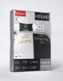 Pościel bawełniana 220x200 Złoty chłopak Cud dziewczyna czarna biała 4319 A Holland 29