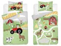 Pościel bawełniana 90x120 4791 B Farma zielona traktor czerwony Mayamoo 70 Pościel bawełniana 90x120 4791 B Farma zielona traktor czerwony Mayamoo 70