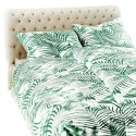 Pościel flanelowa 140x200 Jungle liście zielona z jedną poszewką 70x80 Pościel flanelowa 140x200 Jungle liście zielona z jedną poszewką 70x80
