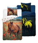 Pościel świecąca w ciemności 140x200 koń w makach 5550 A - Fluo 95 Pościel świecąca w ciemności 140x200 koń w makach 5550 A - Fluo 95