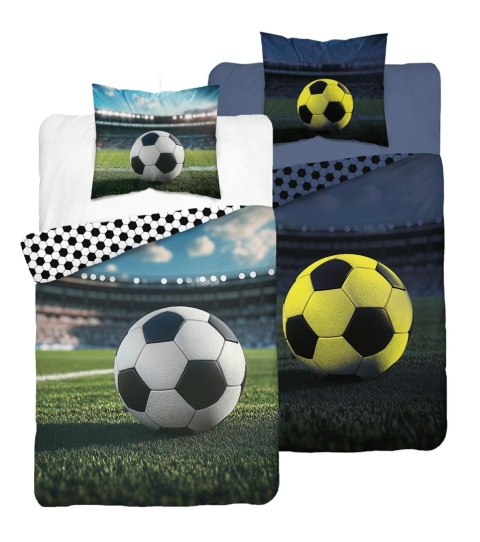 Pościel świecąca w ciemności 140x200 piłka nożna stadion 5546 A - Fluo 95 Pościel świecąca w ciemności 140x200 piłka nożna stadion 5546 A - Fluo 95