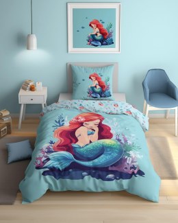 Pościel świecąca w ciemności 160x200 syrenka 5549 A - Fluo 95
