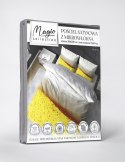 Pościel z mikrofibry 3D 160x200 żółta biała piwo z pianką 4219 A mikro 07 Pościel z mikrofibry 3D 160x200 żółta biała piwo z pianką 4219 A mikro 07