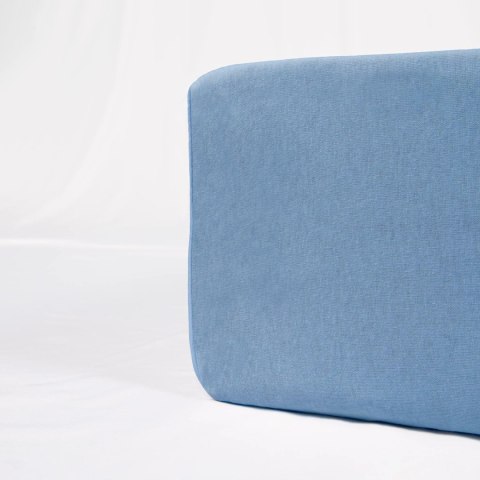 Prześcieradło jersey z gumką 90x200 niebieskie 009 Premium Prześcieradło jersey z gumką 90x200 niebieskie 009 Premium