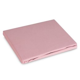 Prześcieradło z gumką 220x200 Basic pudrowe różowe jednobarwne na wysoki materac 30 cm Eurofirany