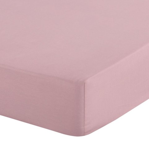 Prześcieradło z gumką 220x200 Basic pudrowe różowe jednobarwne na wysoki materac 30 cm Eurofirany Prześcieradło z gumką 220x200 Basic pudrowe różowe jednobarwne na wysoki materac 30 cm Eurofirany