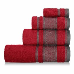 Ręcznik Panama 30x30 czerwony frotte 500g/m2