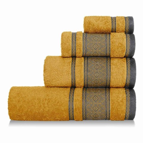 Ręcznik Panama 30x30 musztardowy frotte 500g/m2 Ręcznik Panama 30x30 musztardowy frotte 500g/m2
