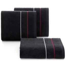 Ręcznik Suzi 30x50 czarny 500 g/m2 frotte bawełniany Eurofirany